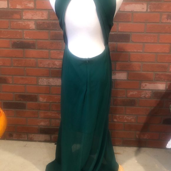 Size small/medium Ya Los Angeles dark green dress - Picture 3 of 3